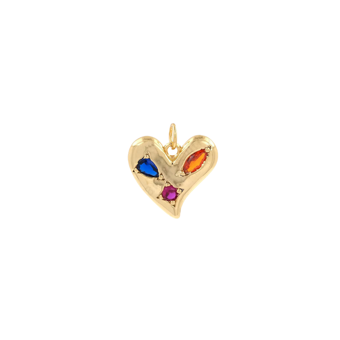 Vintage Heart Charm