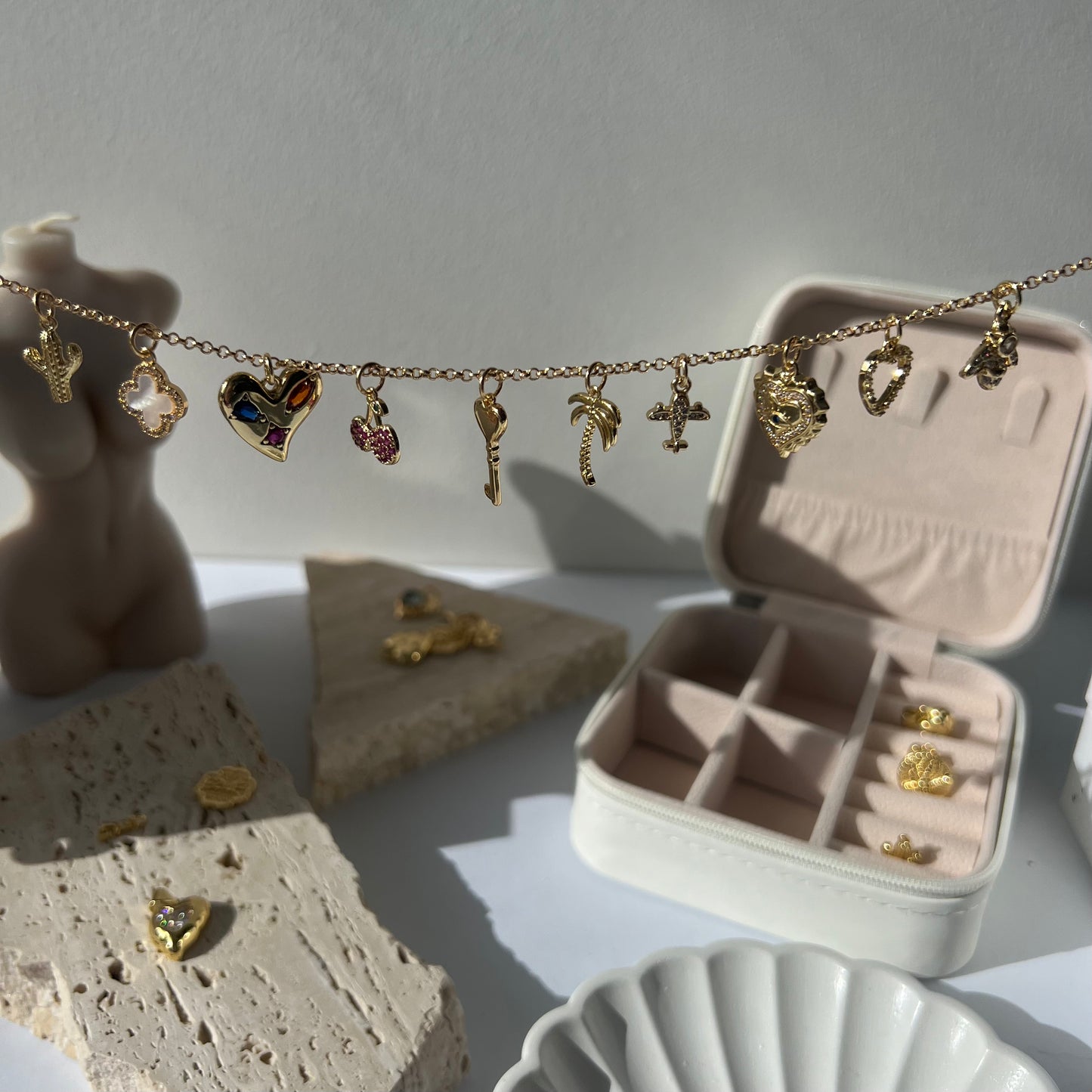 Vintage Heart Charm
