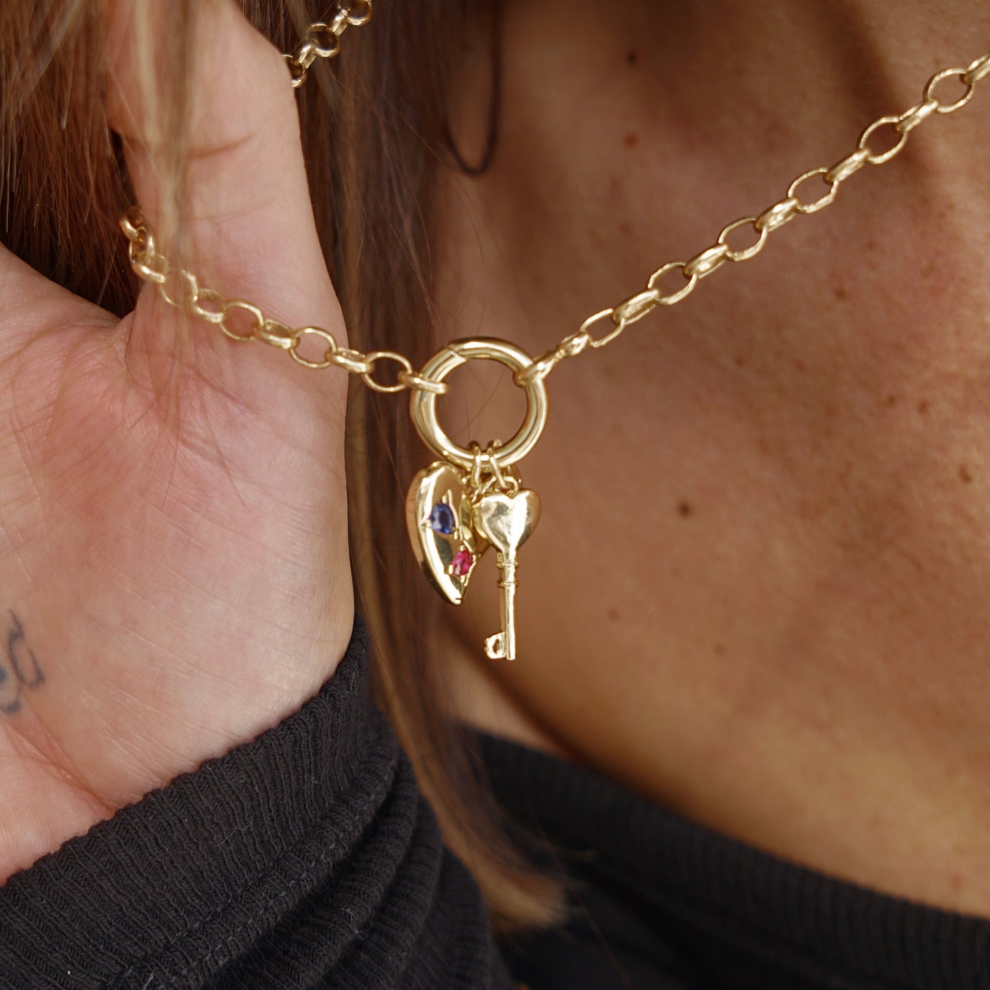 Vintage Heart Charm
