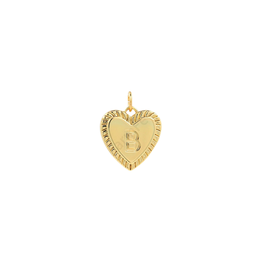 Initial Heart Charm