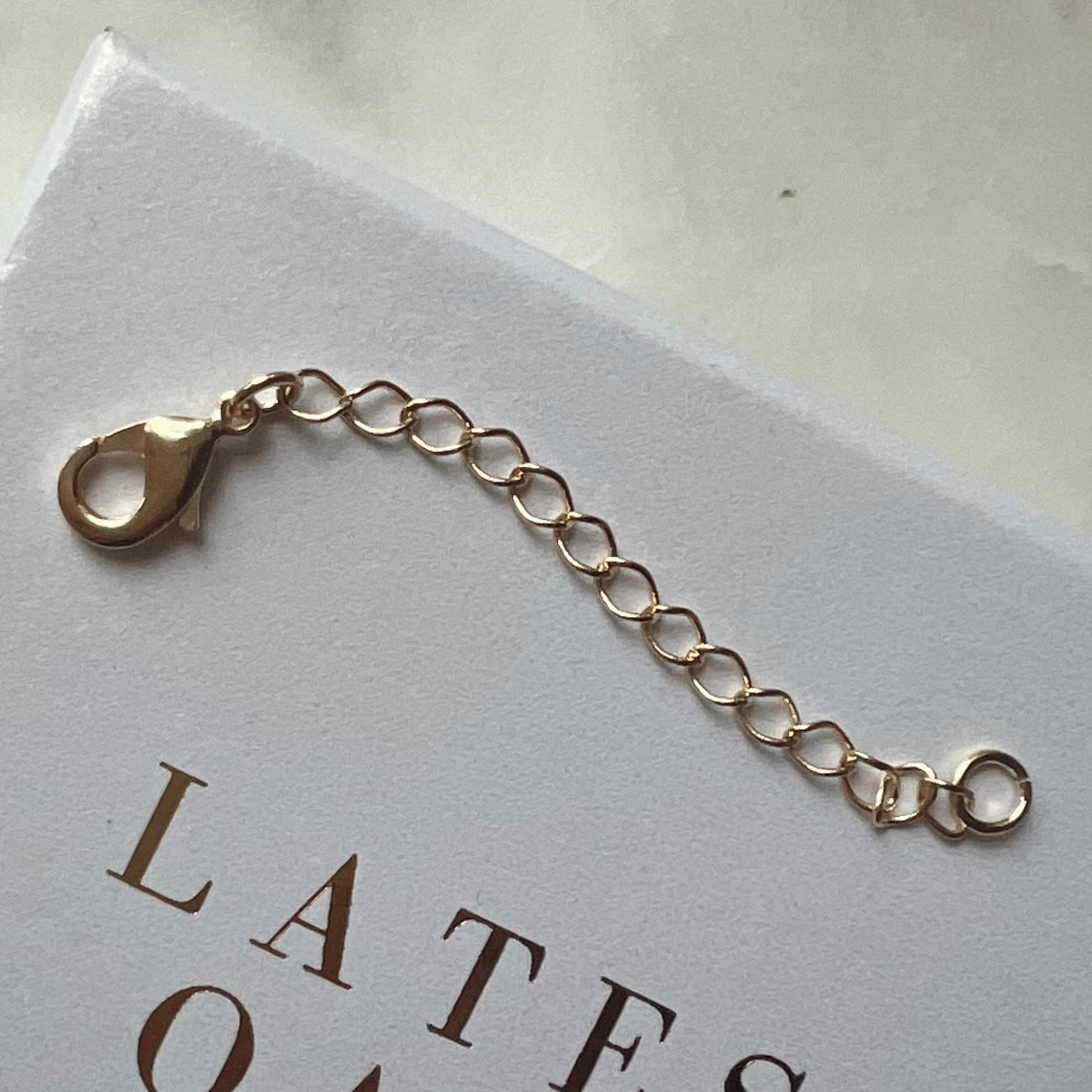 Otis B Jewelry. INTERCHANGEABLE EXTENDER, two or three inch length extenders,  Sterling Silver or Gold Filled length extension clasp